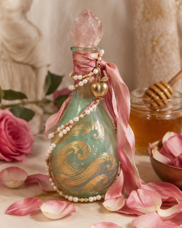 Golden Apple Flask, a spirit bottle for Aphrodite