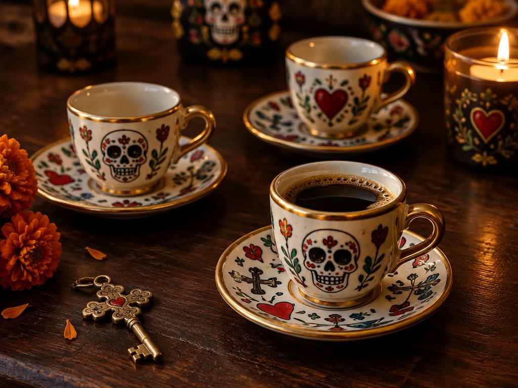Offering coffee cups